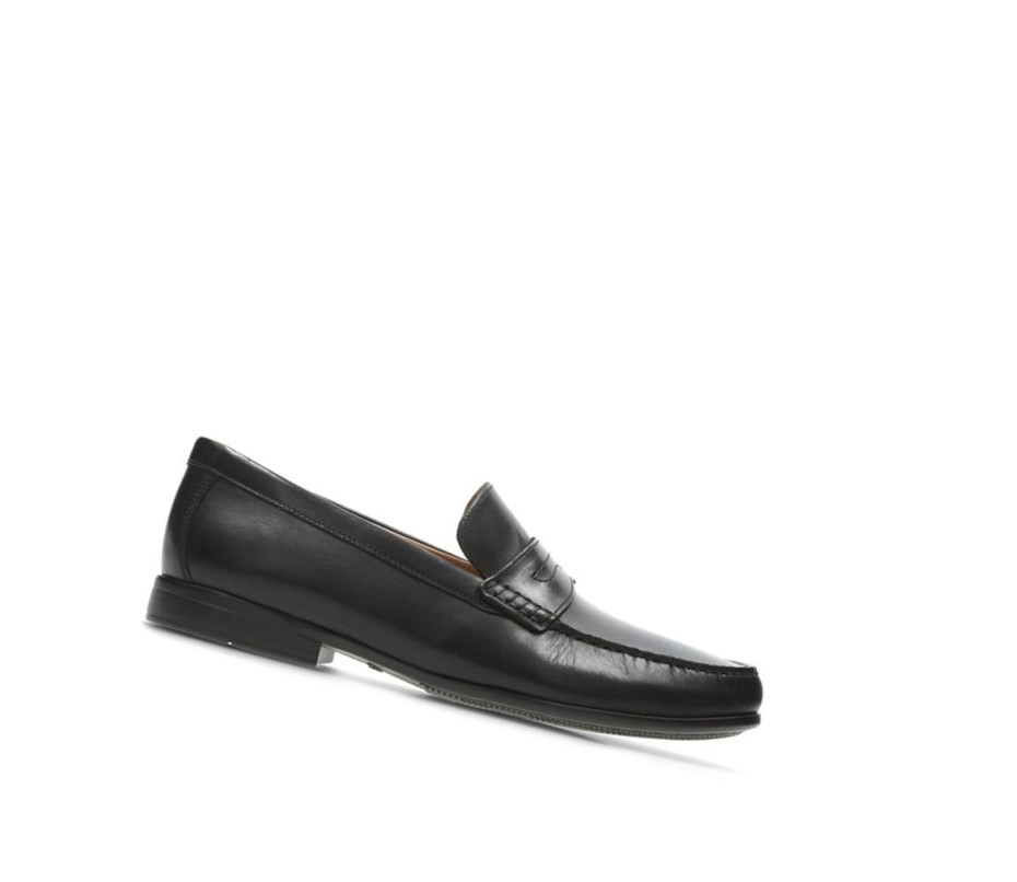 Slip On & Loafers Clarks Claude Lane Hombre Negras | TYDS-74382