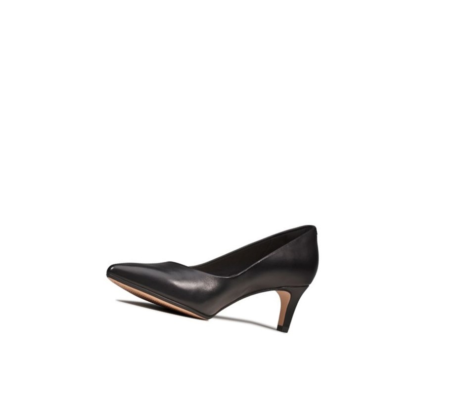 Tacones Clarks Laina 55 Cuero Mujer Negras | GREQ-24780