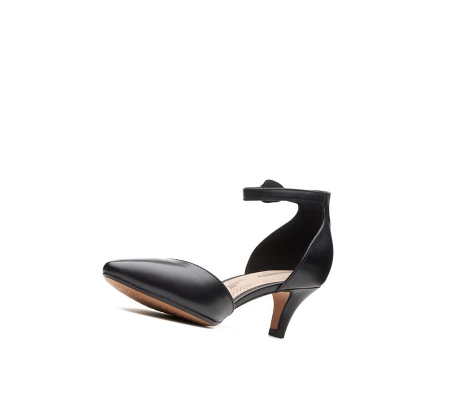 Tacones Clarks Linvale Edyth Cuero Mujer Negras | HEIF-98643