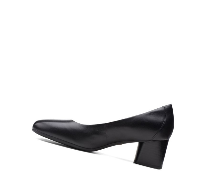 Tacones Clarks Un Cosmo Vestido Cuero Mujer Negras | XWUQ-67149