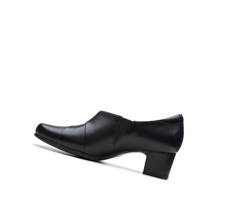 Tacones Clarks Un Damson Adele Cuero Mujer Negras | CHLN-01395