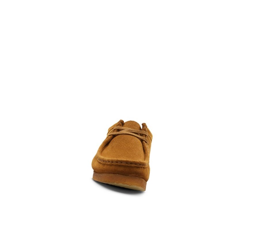 Wallabee Clarks Originales Gamuza Hombre Marrones | HWSX-92563