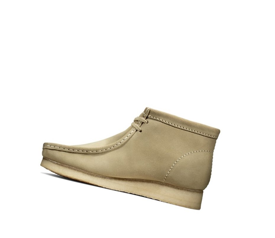 Wallabee Clarks Originales Gamuza Hombre Verde Claro | YIAF-79482