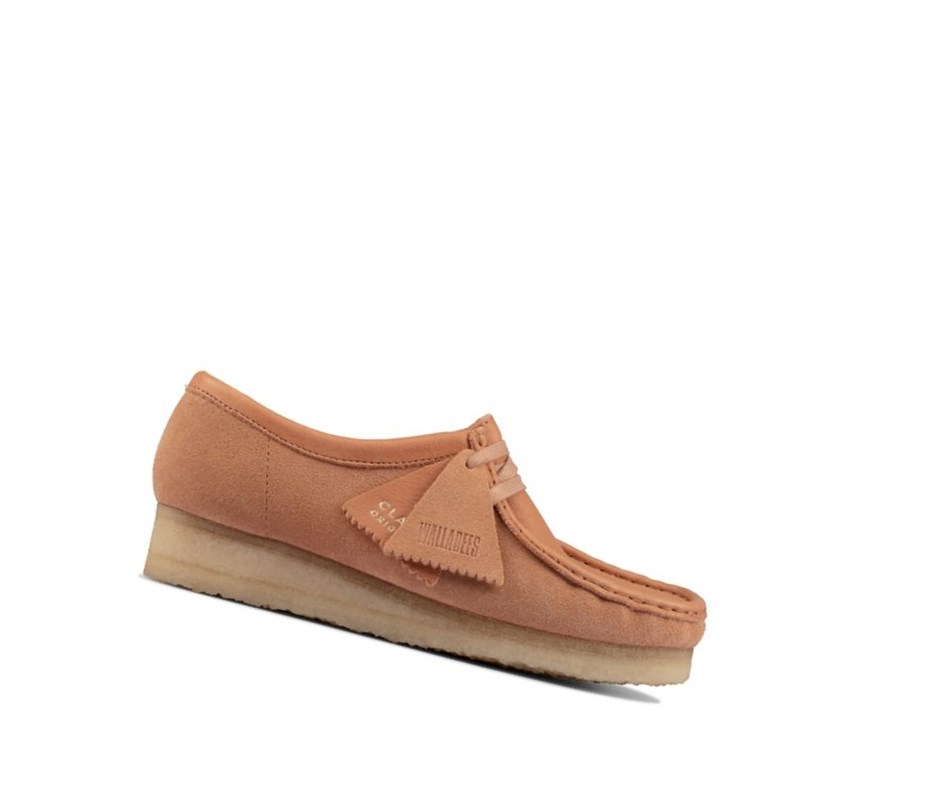 Wallabee Clarks Originales Gamuza Mujer Marrones | UJNR-38257