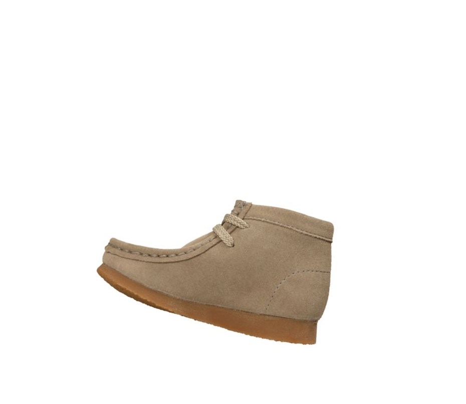 Wallabee Clarks Originales Gamuza Niño Beige | KSJT-79501