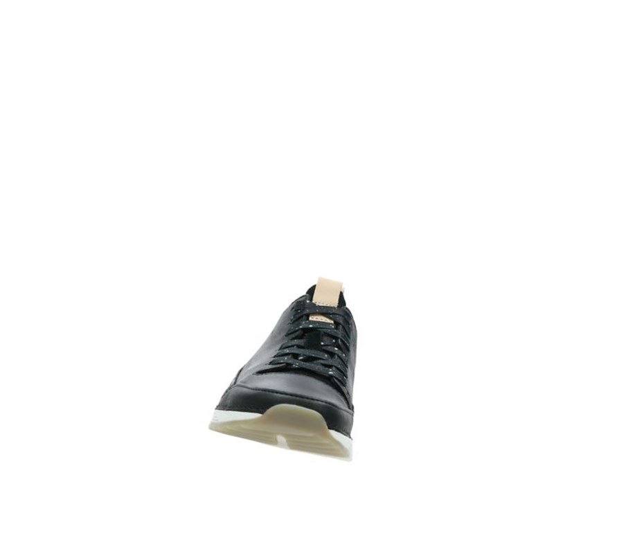 Zapatillas Casuales Clarks Tri Spark Nubuck Mujer Negras | XSNM-58423