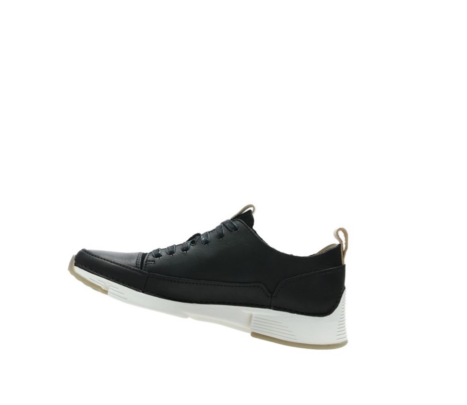 Zapatillas Casuales Clarks Tri Spark Nubuck Mujer Negras | XSNM-58423