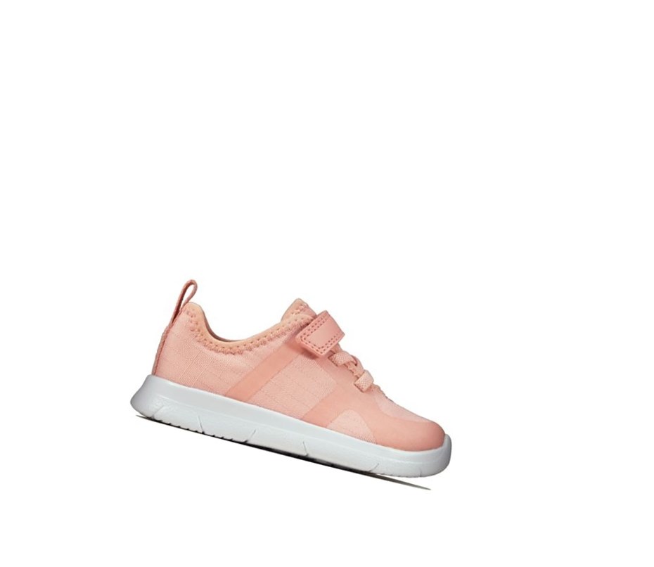 Zapatillas Clarks Ath Flux Textil Niña Rosas Claro | SOCT-79251