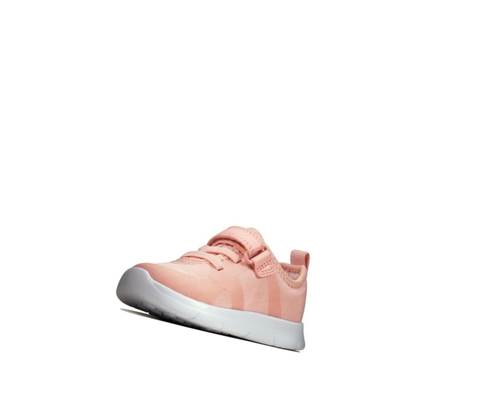 Zapatillas Clarks Ath Flux Textil Niño Rosas Claro | OWRH-24761