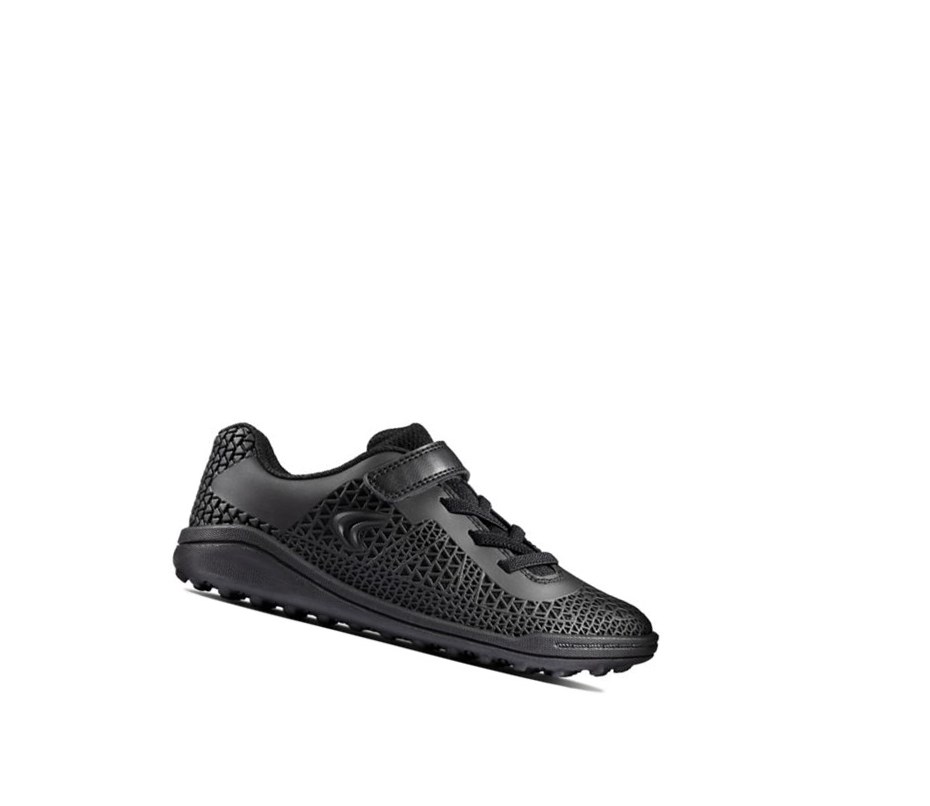 Zapatillas Clarks Award Swift Niña Negras | CHGW-25417