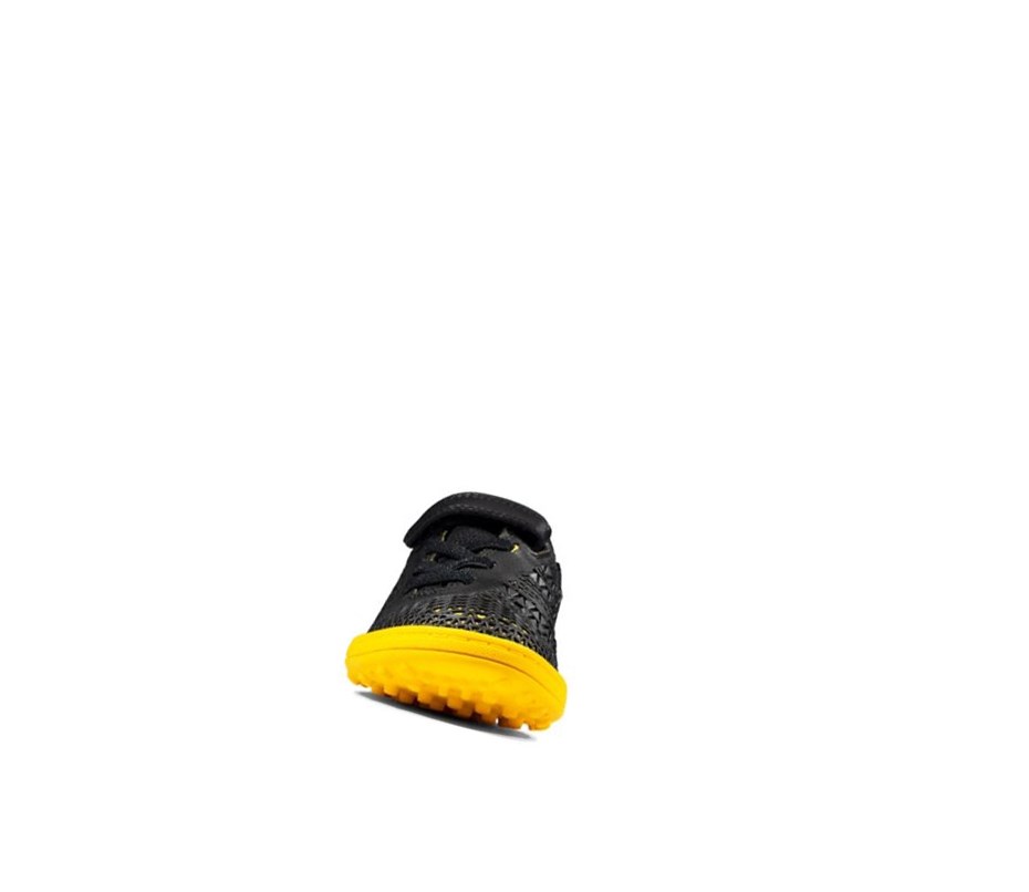 Zapatillas Clarks Award Swift Niña Negras Amarillo | KVQM-36087