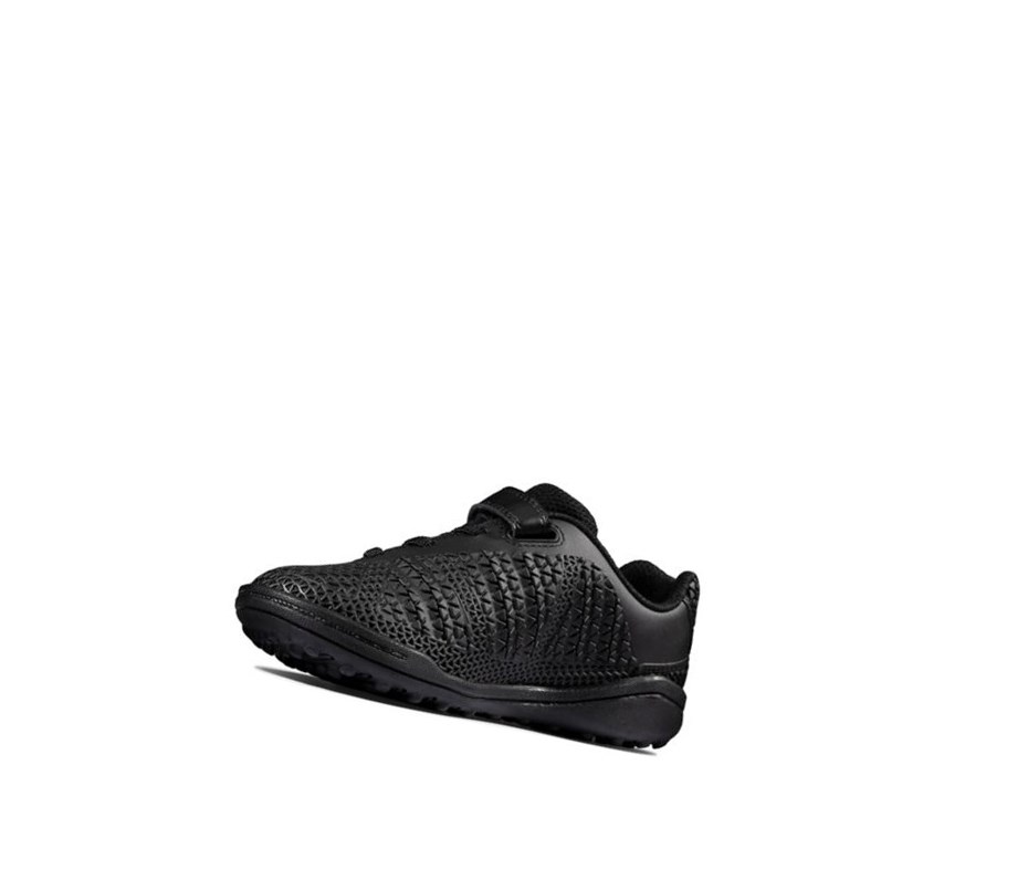 Zapatillas Clarks Award Swift Niño Negras | RDGE-18036