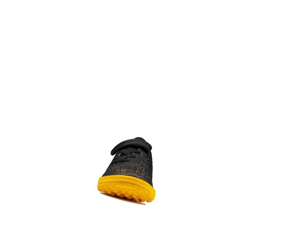 Zapatillas Clarks Award Swift Niño Negras Amarillo | ZONG-83152