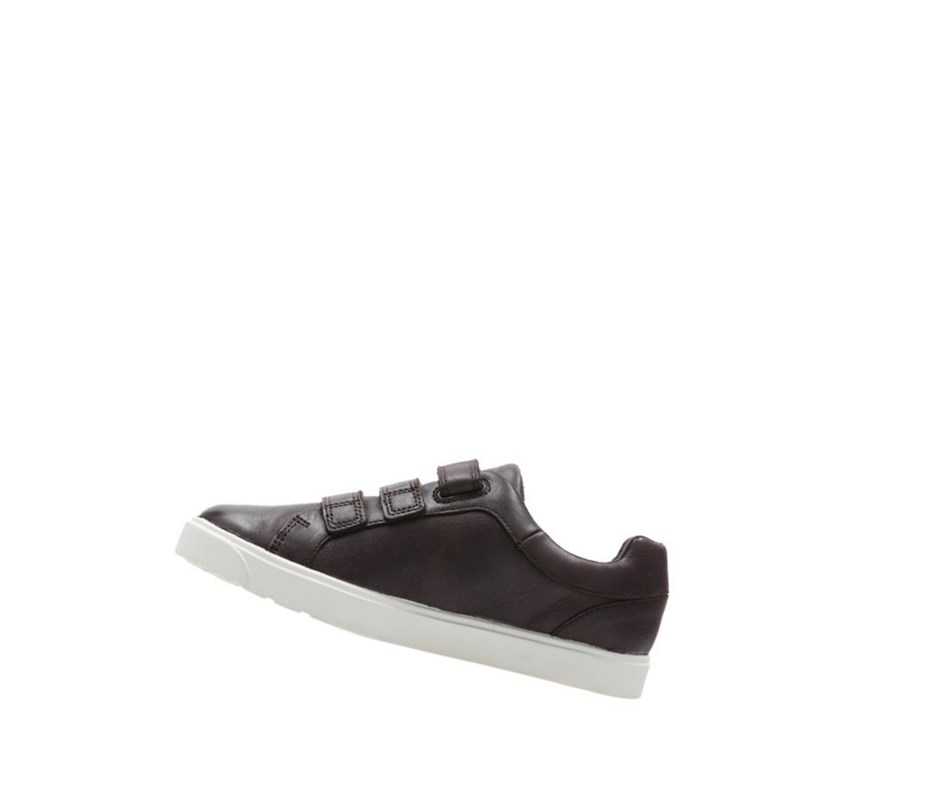 Zapatillas Clarks City Oasis Lo Cuero Niño Marrones | IVOA-04951