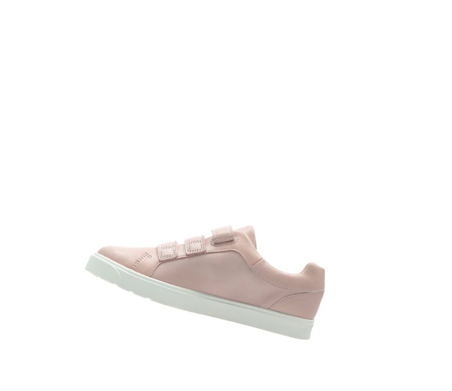 Zapatillas Clarks City Oasis Lo Cuero Niña Rosas | UMYI-52796