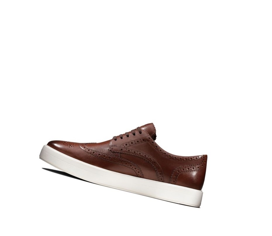 Zapatillas Clarks Hero Limit Cuero Hombre Marrones | QOKM-34586