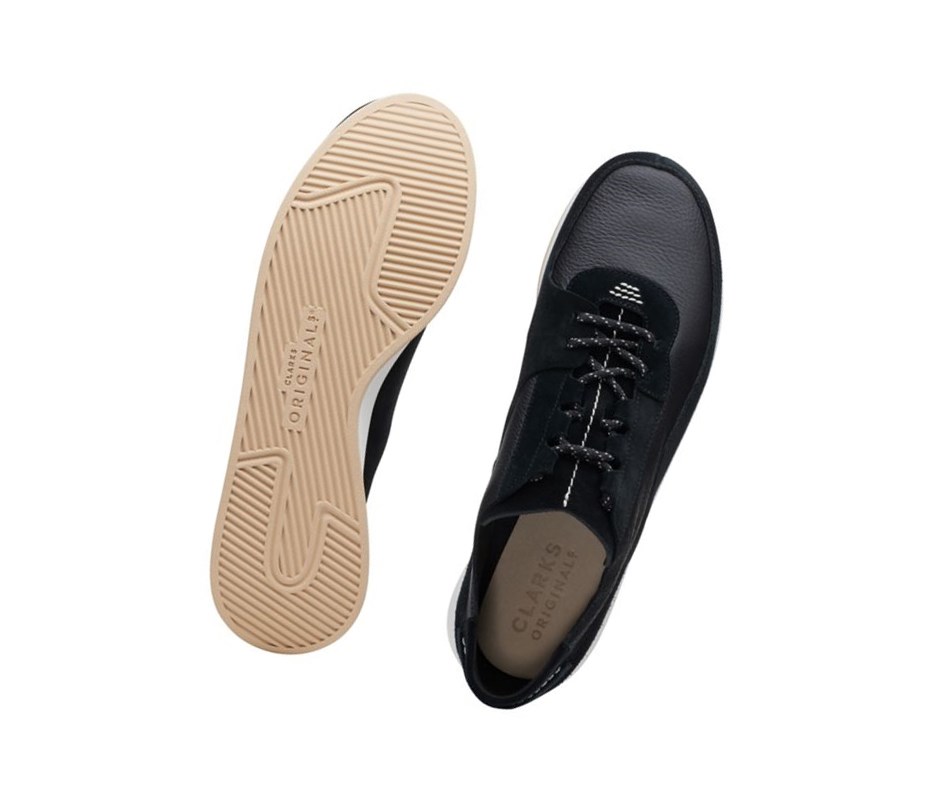 Zapatillas Clarks Kiowa Pace Hombre Negras | SKIT-16792