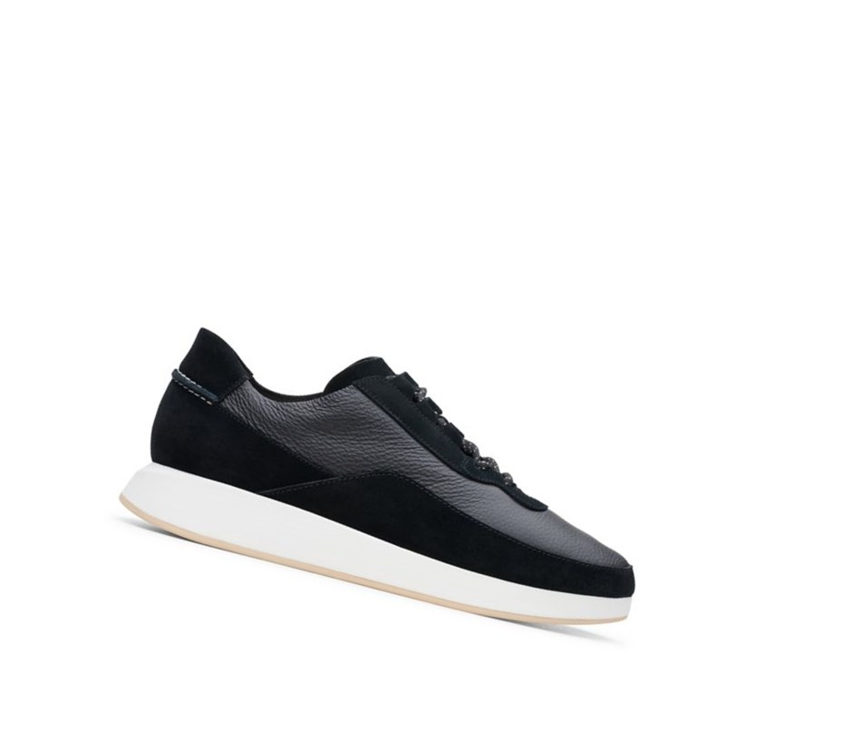 Zapatillas Clarks Kiowa Pace Hombre Negras | SKIT-16792