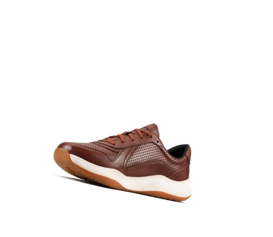 Zapatillas Clarks Sift Speed Cuero Hombre Marrones | KTHE-61329