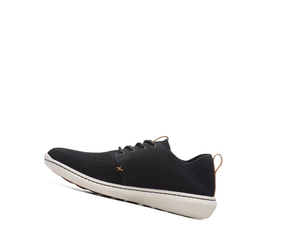 Zapatillas Clarks Step Urban Mix Hombre Negras | VBSE-23859