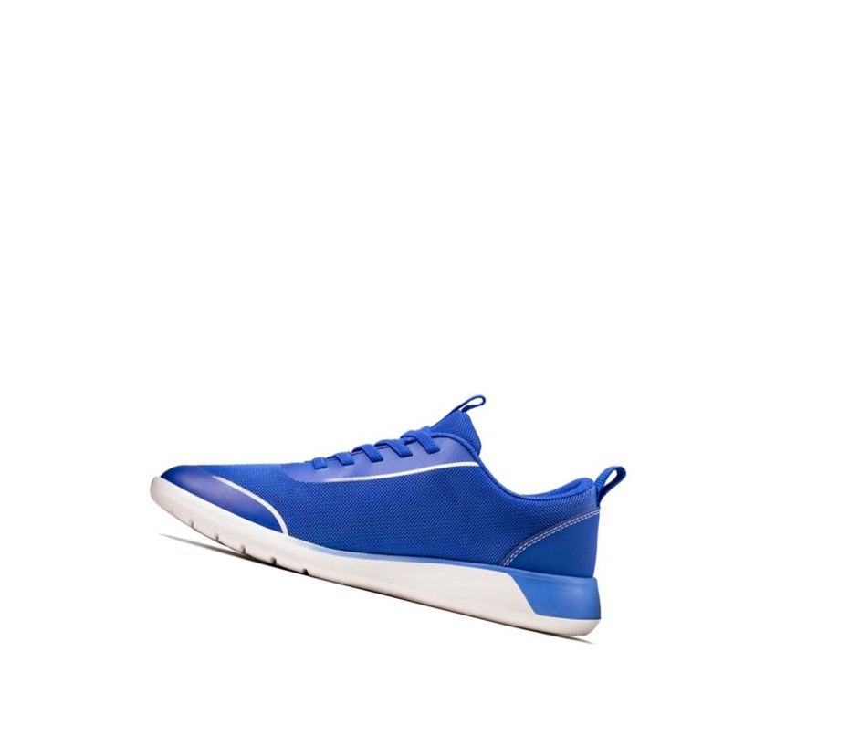 Zapatillas Clarks Suburb Spark Niño Azules | FVEY-89506