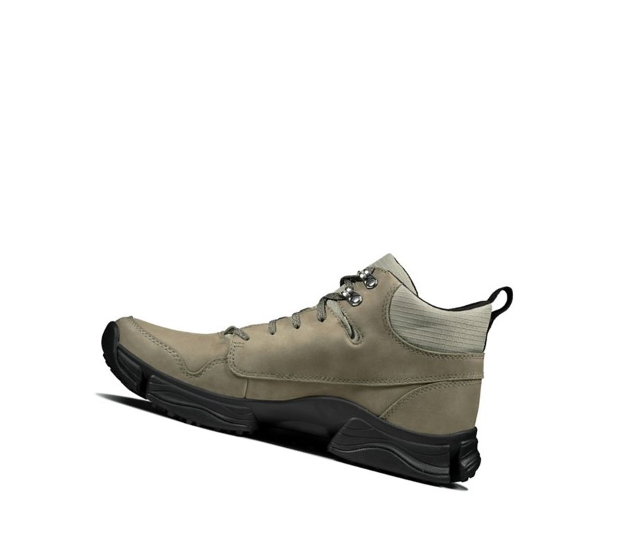 Zapatillas Clarks Tri Path Hike Textil Hombre Verde Oliva | XVKG-41796