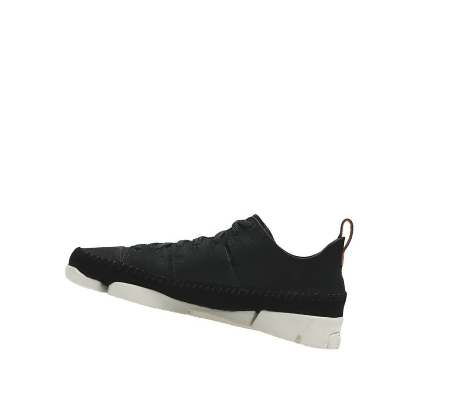 Zapatillas Clarks Trigenic Flex Nubuck Mujer Negras | CHDO-06823