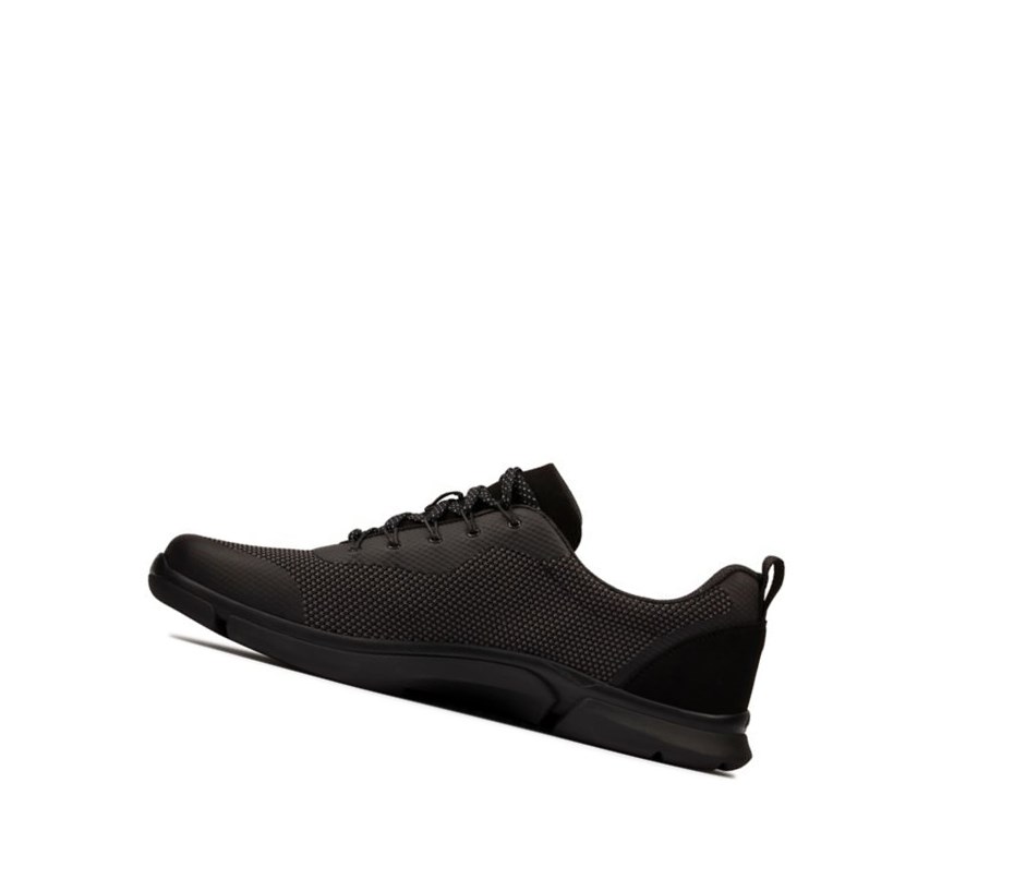 Zapatillas Clarks Triken Jump Textil Hombre Negras | AYCH-64917