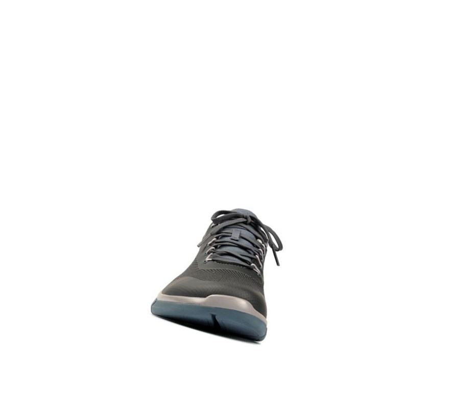 Zapatillas Clarks Triken Jump Textil Hombre Azules | UAZS-95683