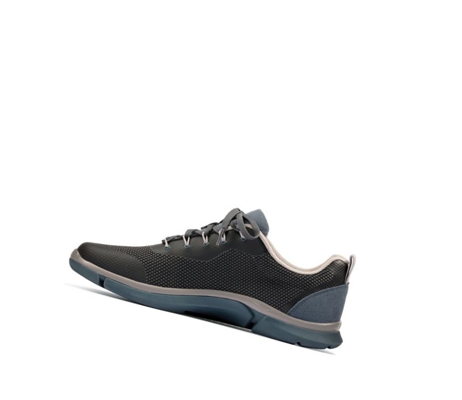 Zapatillas Clarks Triken Jump Textil Hombre Azules | UAZS-95683