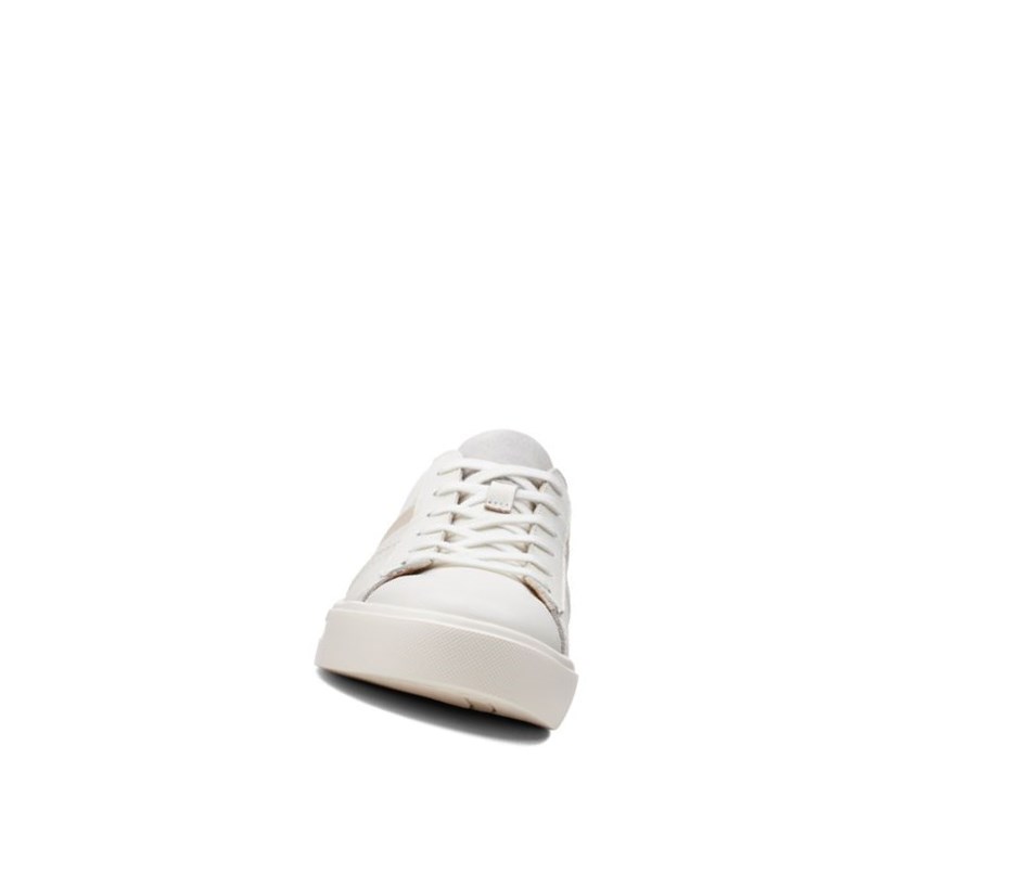 Zapatillas Clarks Un Maui Band Gamuza Mujer Blancas | MXAZ-06324