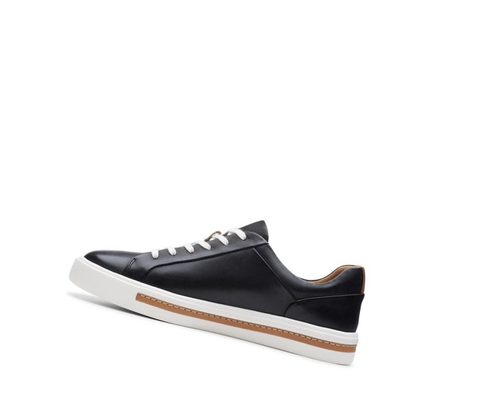 Zapatillas Clarks Un Maui Encaje Cuero Mujer Negras | WCXT-58634