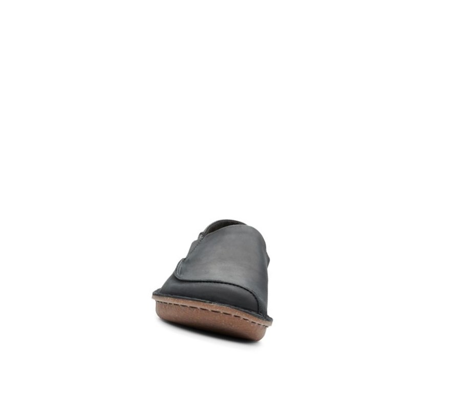 Zapatillas Para Caminar Clarks Funny Go Cuero Mujer Negras | JYRT-61250