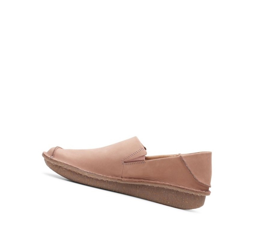 Zapatillas Para Caminar Clarks Funny Go Nubuck Mujer Rosas | XHMU-57091