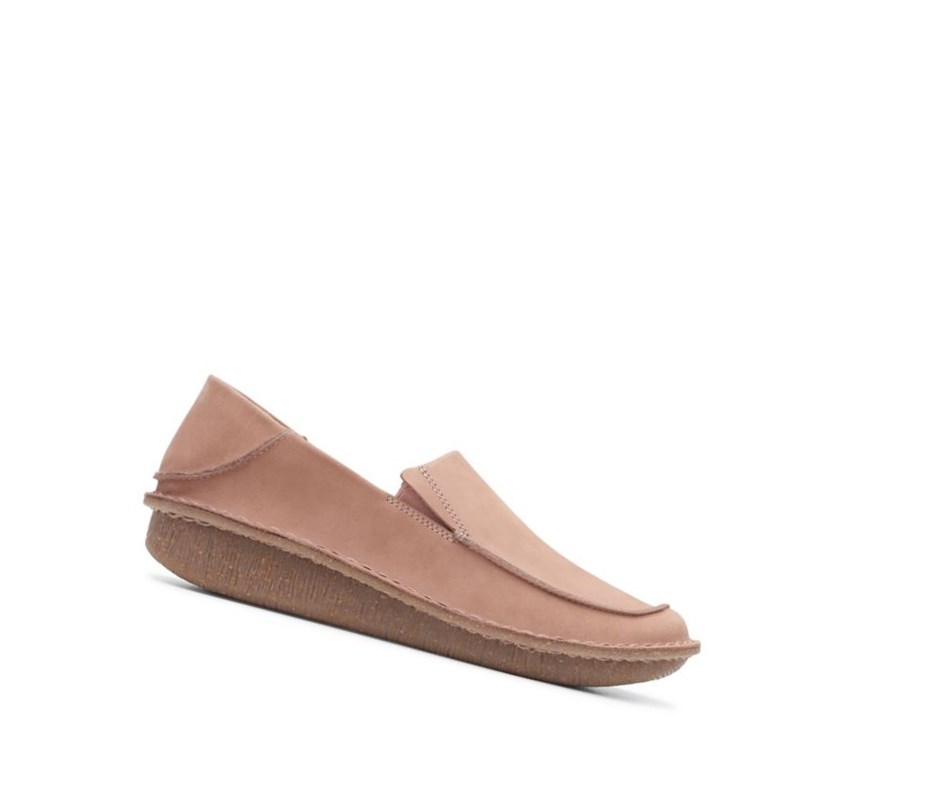 Zapatillas Para Caminar Clarks Funny Go Nubuck Mujer Rosas | XHMU-57091