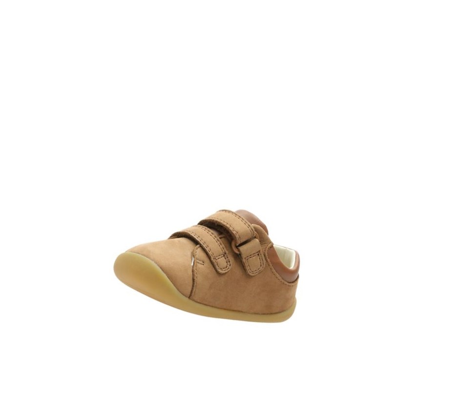 Zapatillas Para Caminar Clarks Roamer Craft Cuero Niño Marrones | MBVZ-20167