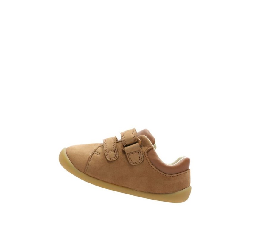 Zapatillas Para Caminar Clarks Roamer Craft Cuero Niño Marrones | MBVZ-20167