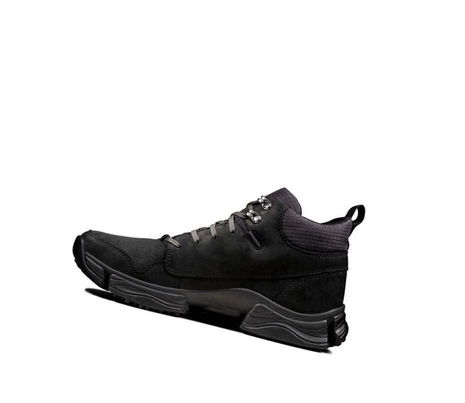 Zapatillas Para Caminar Clarks Tri Path Hike Textil Hombre Negras | LZBW-61032