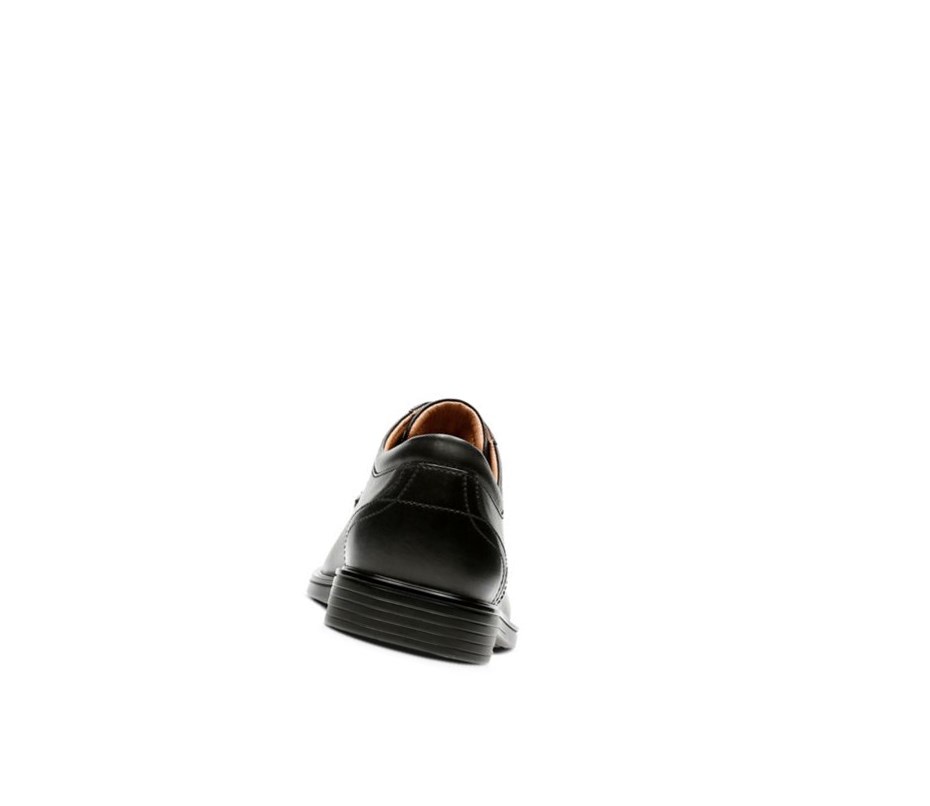 Zapatillas Para Caminar Clarks Un Aldric Park Cuero Hombre Negras | GHIV-62184