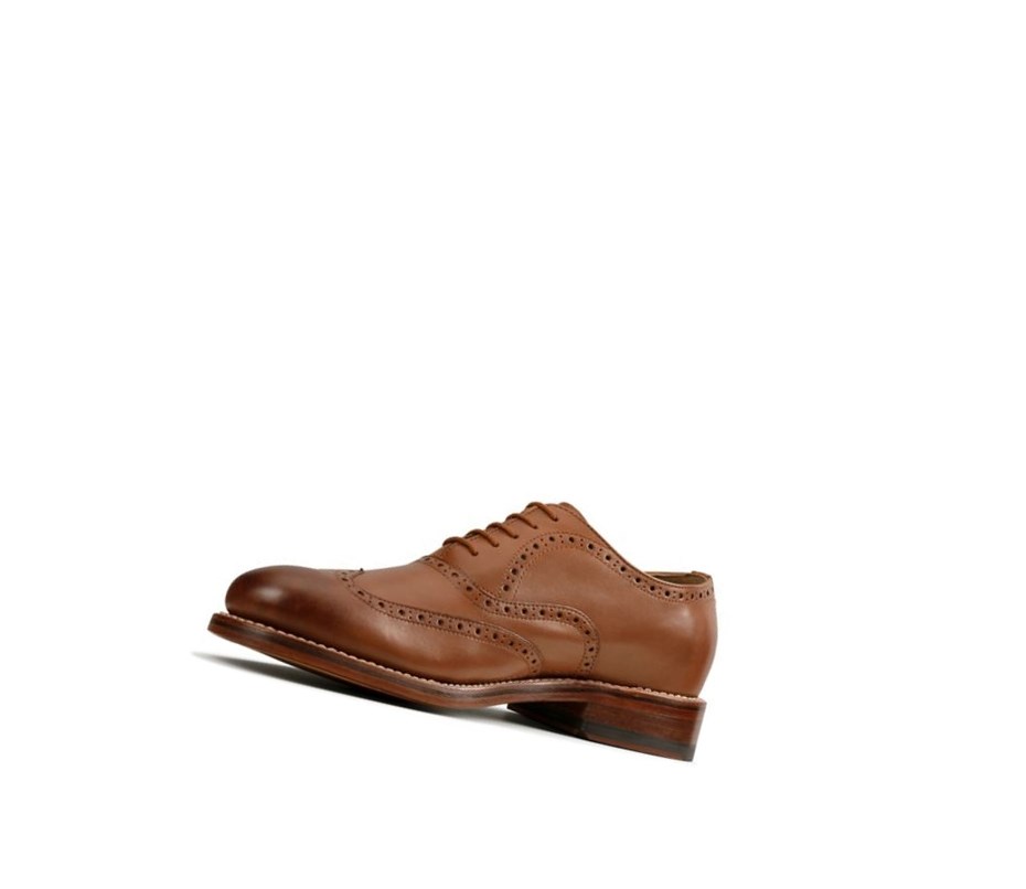 Zapatos Brogue Clarks Craft 368 Wing Cuero Hombre Marrones | HTFO-05839