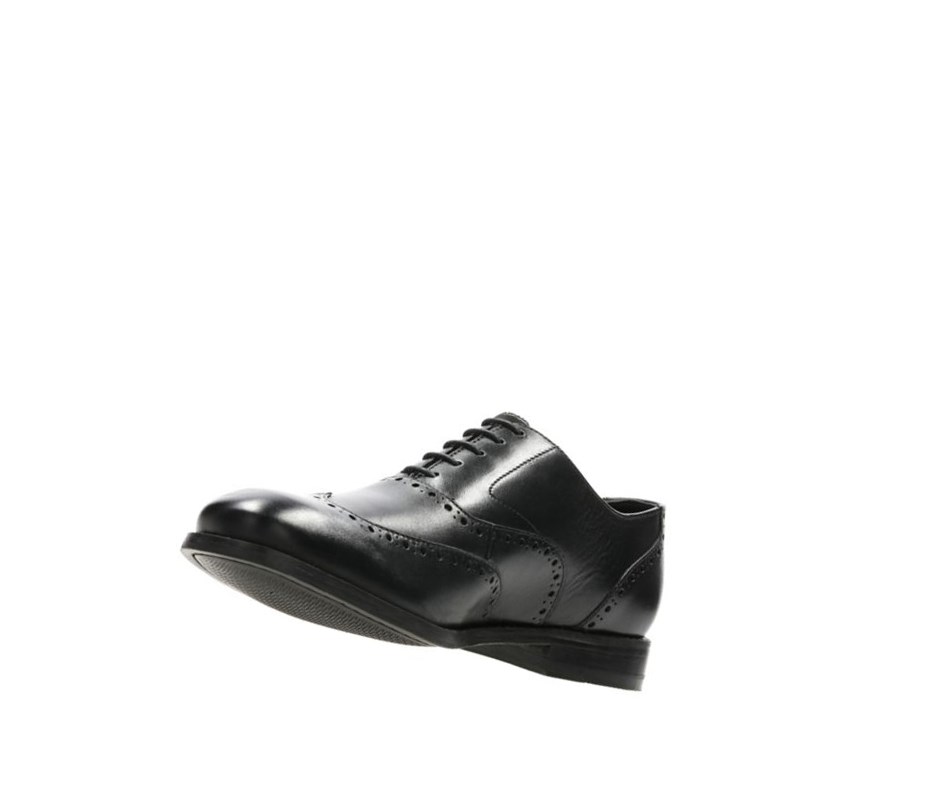 Zapatos Brogue Clarks Edward Walk Cuero Hombre Negras | VFTZ-27683