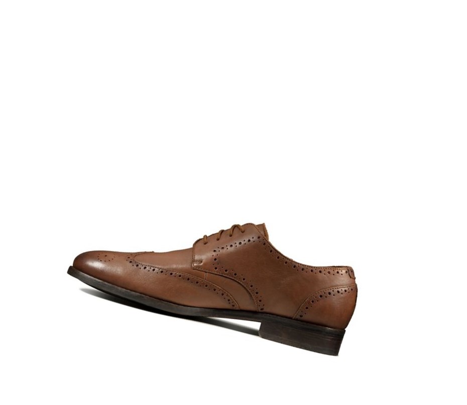 Zapatos Brogue Clarks Flow Limit Cuero Hombre Marrones Oscuro | EUXZ-36728