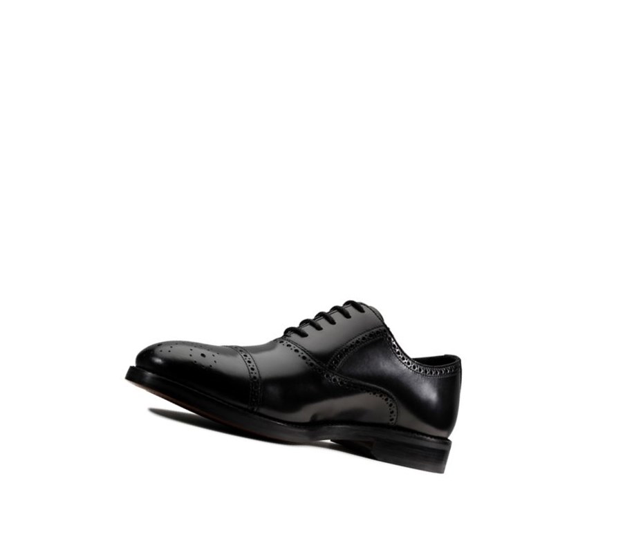 Zapatos Brogue Clarks Oliver Limit Cuero Hombre Negras | CXKP-16478