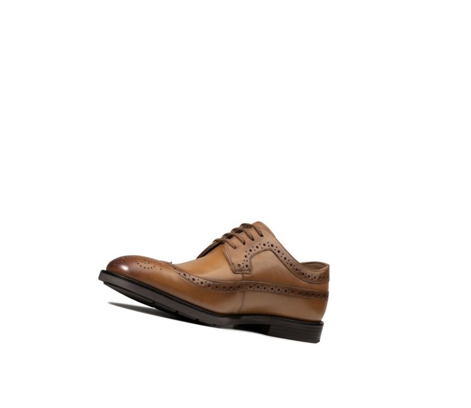 Zapatos Brogue Clarks Ronnie Limit Cuero Hombre Marrones | LRKI-38971