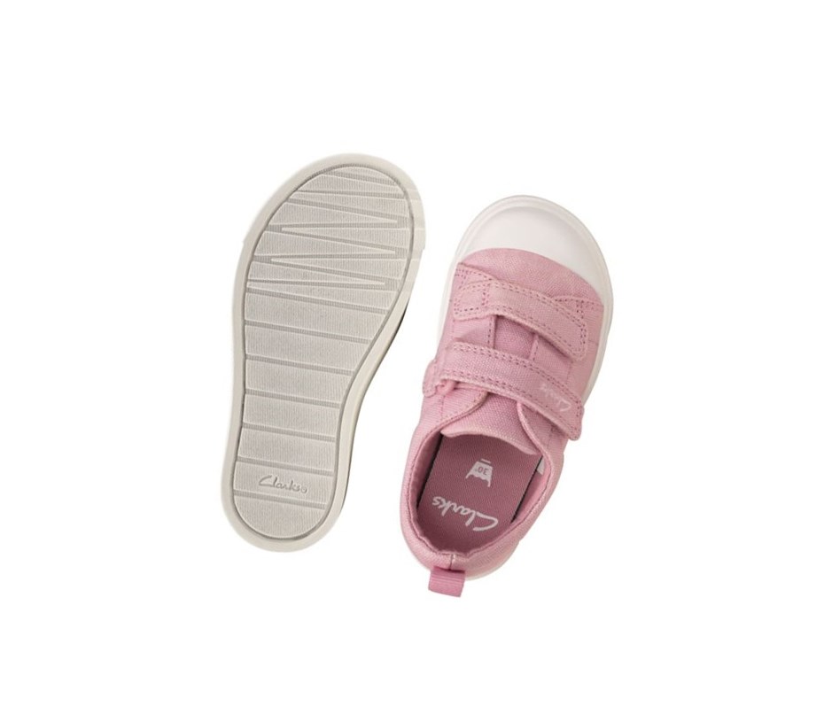 Zapatos Casuales Clarks City Bright Niña Rosas | PLSZ-15730