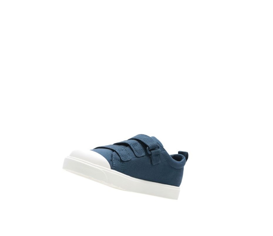 Zapatos Casuales Clarks City Flare Lo Niña Azul Marino | AHTV-90321