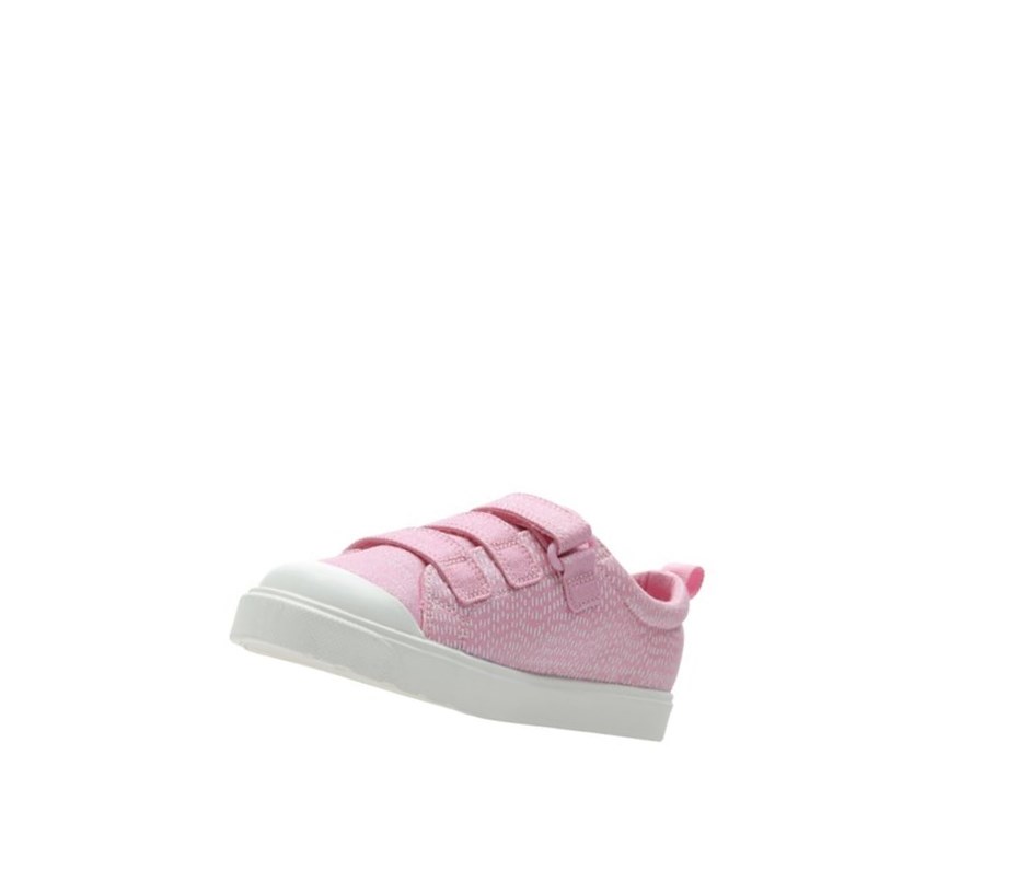 Zapatos Casuales Clarks City Flare Lo Niño Rosas | AWHD-64517