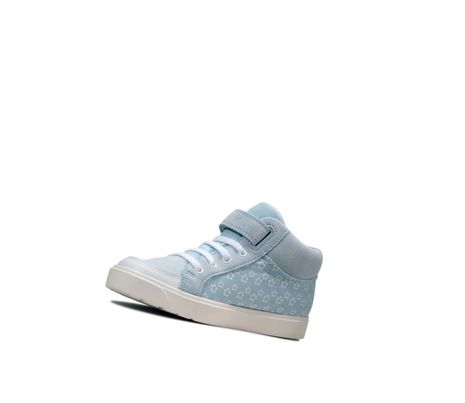 Zapatos Casuales Clarks City Hop Niña Azules Claro | XDTK-45627