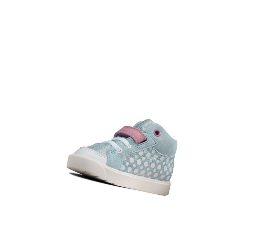 Zapatos Casuales Clarks City Pop Niña Azules Claro | VXNK-37254