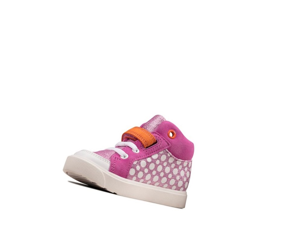 Zapatos Casuales Clarks City Pop Niña Rosas | LAYT-21604